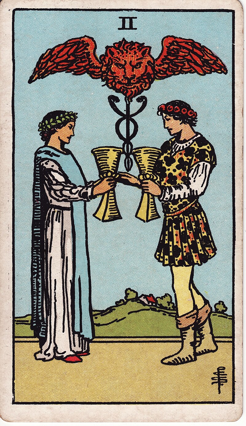 聖杯二 TWO OF CUPS