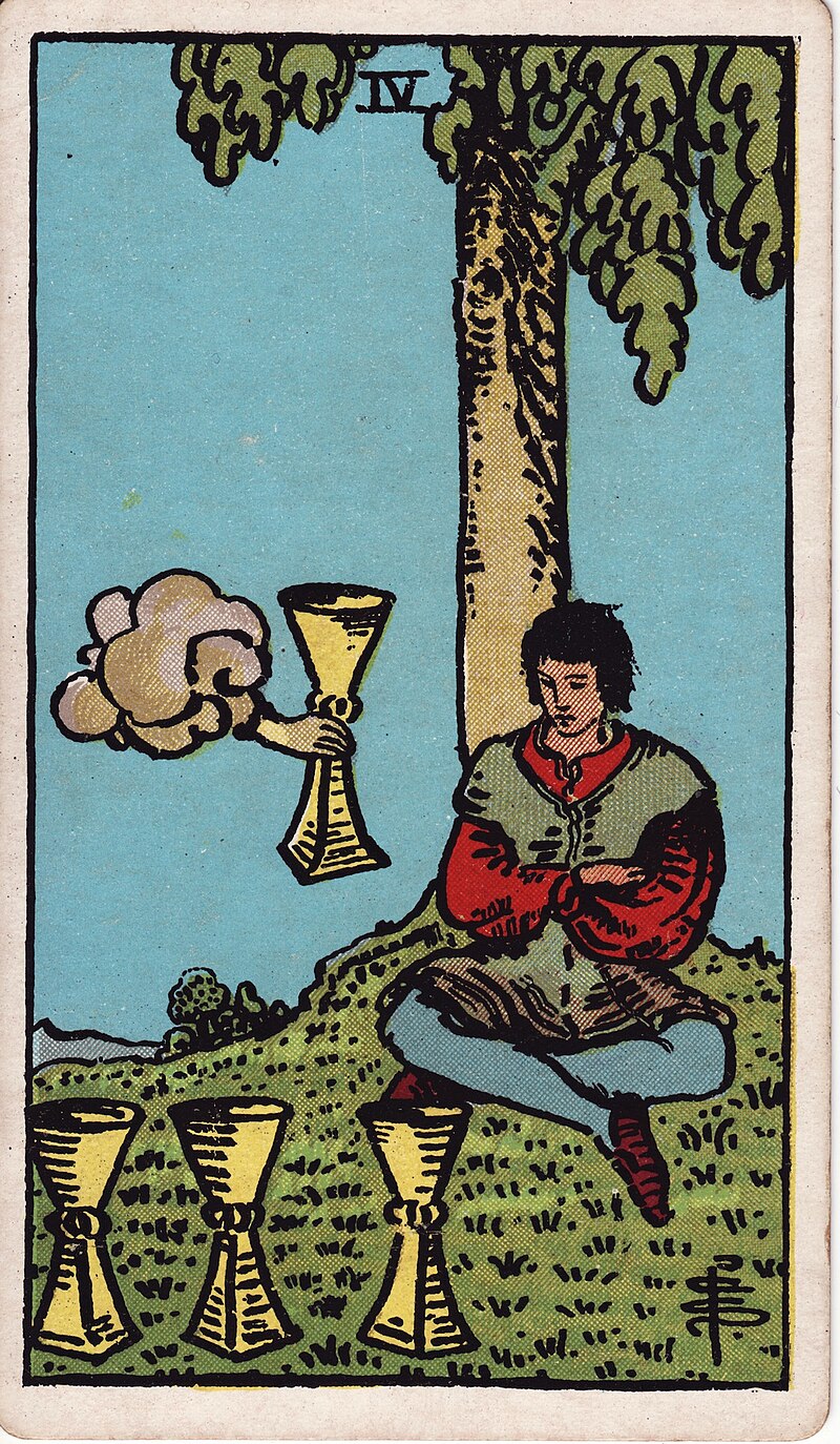 聖杯四 FOUR OF CUPS