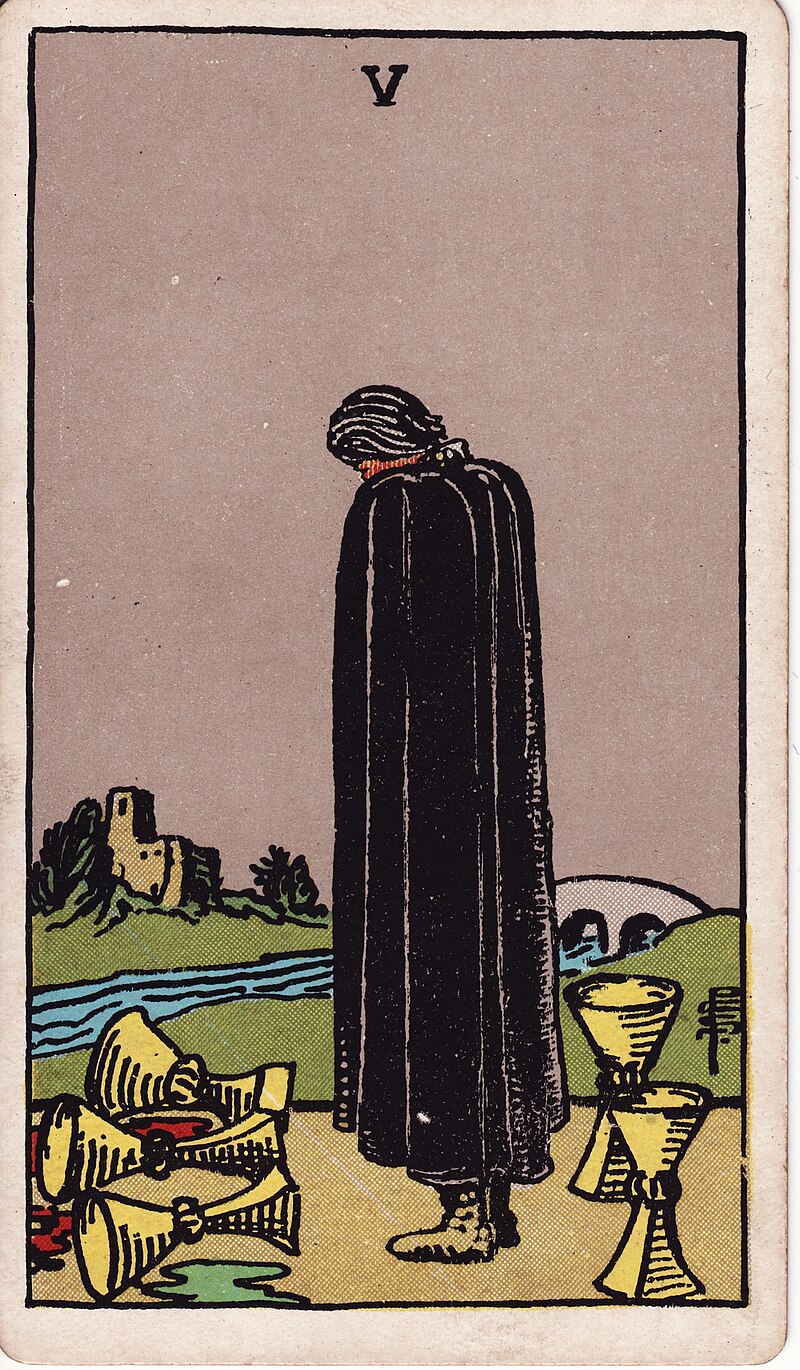 聖杯五 FIVE OF CUPS