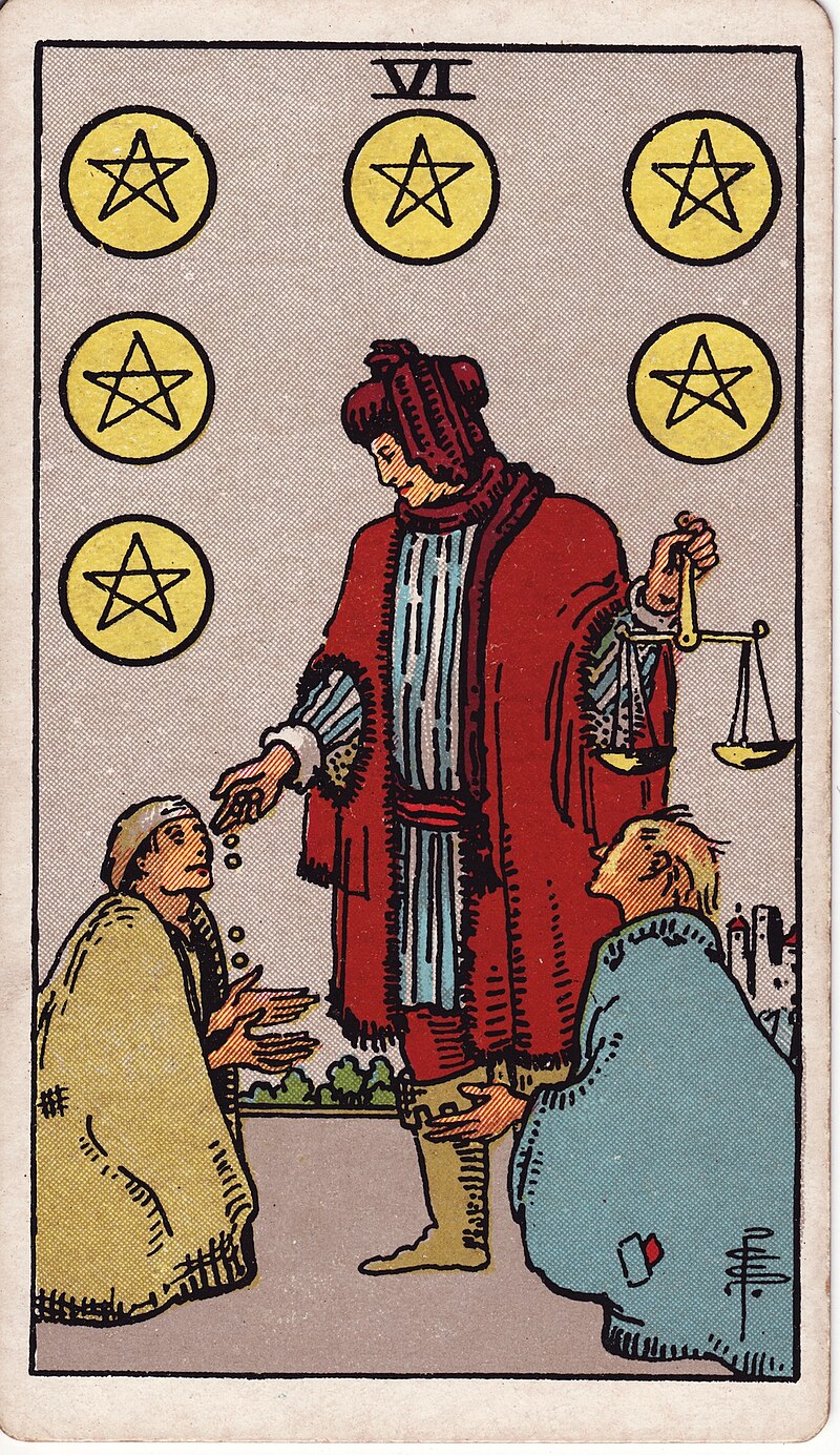 錢幣六 SIX OF PENTACLES