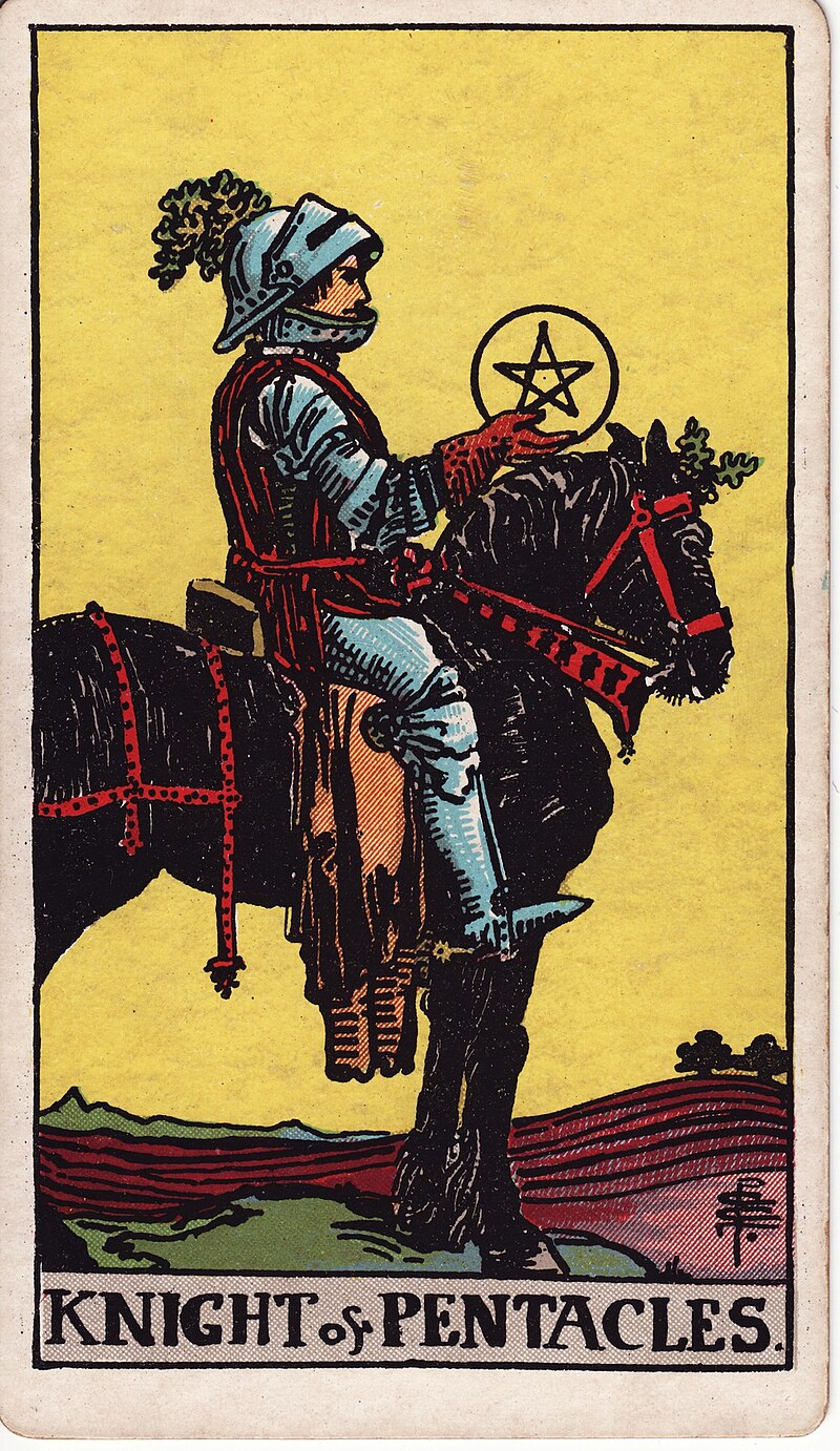 錢幣騎士 KNIGHT OF PENTACLES