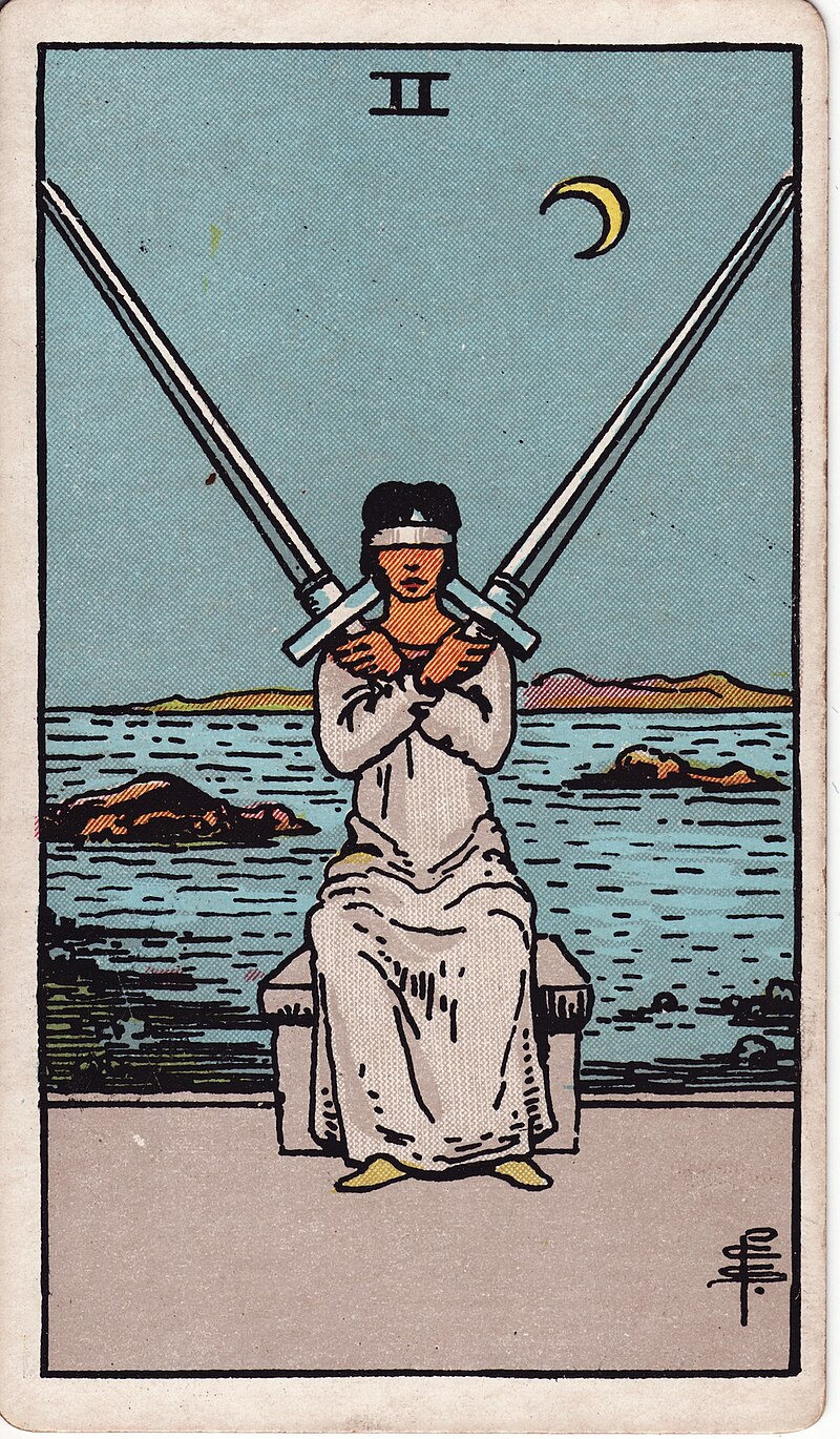 寶劍二 TWO OF SWORDS