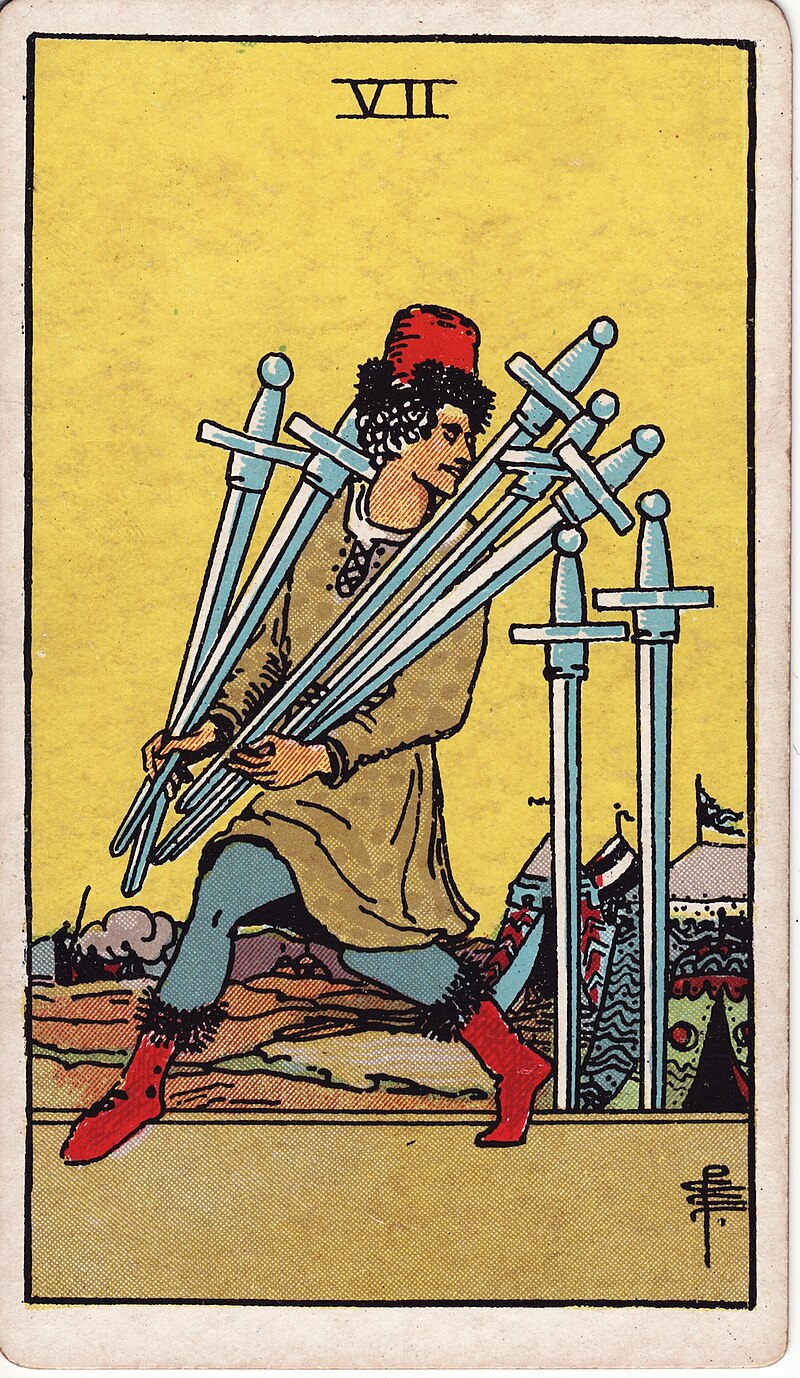 寶劍七 SEVEN OF SWORDS