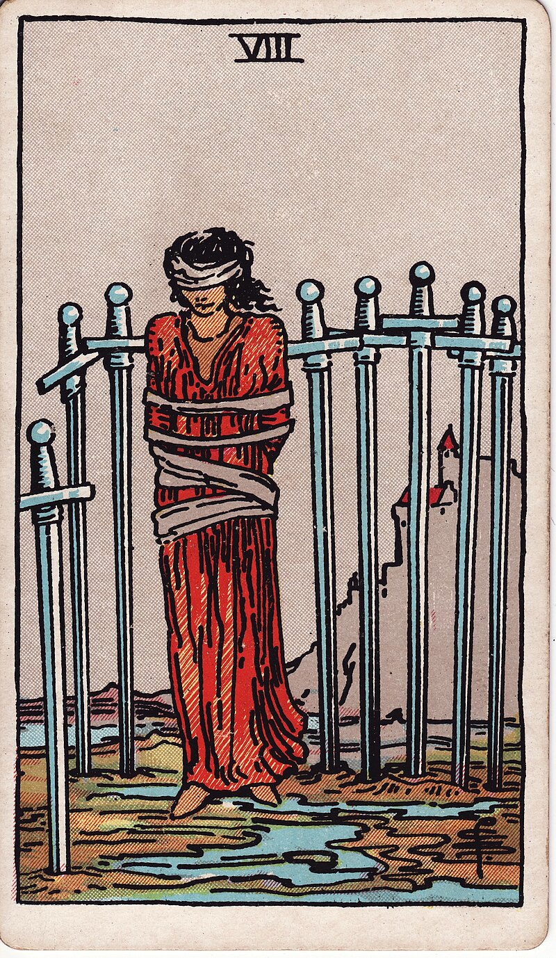 寶劍八 EIGHT OF SWORDS