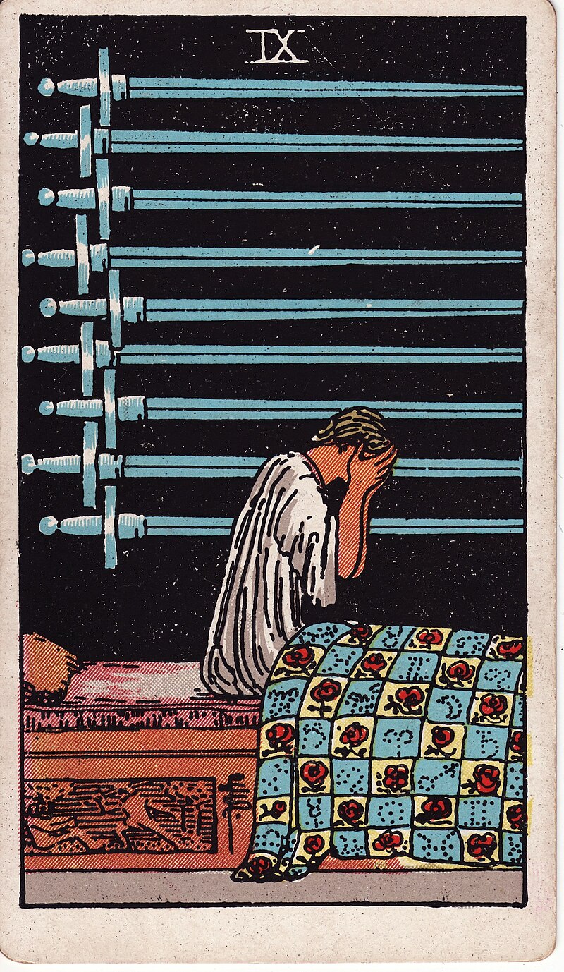 寶劍九 NINE OF SWORDS