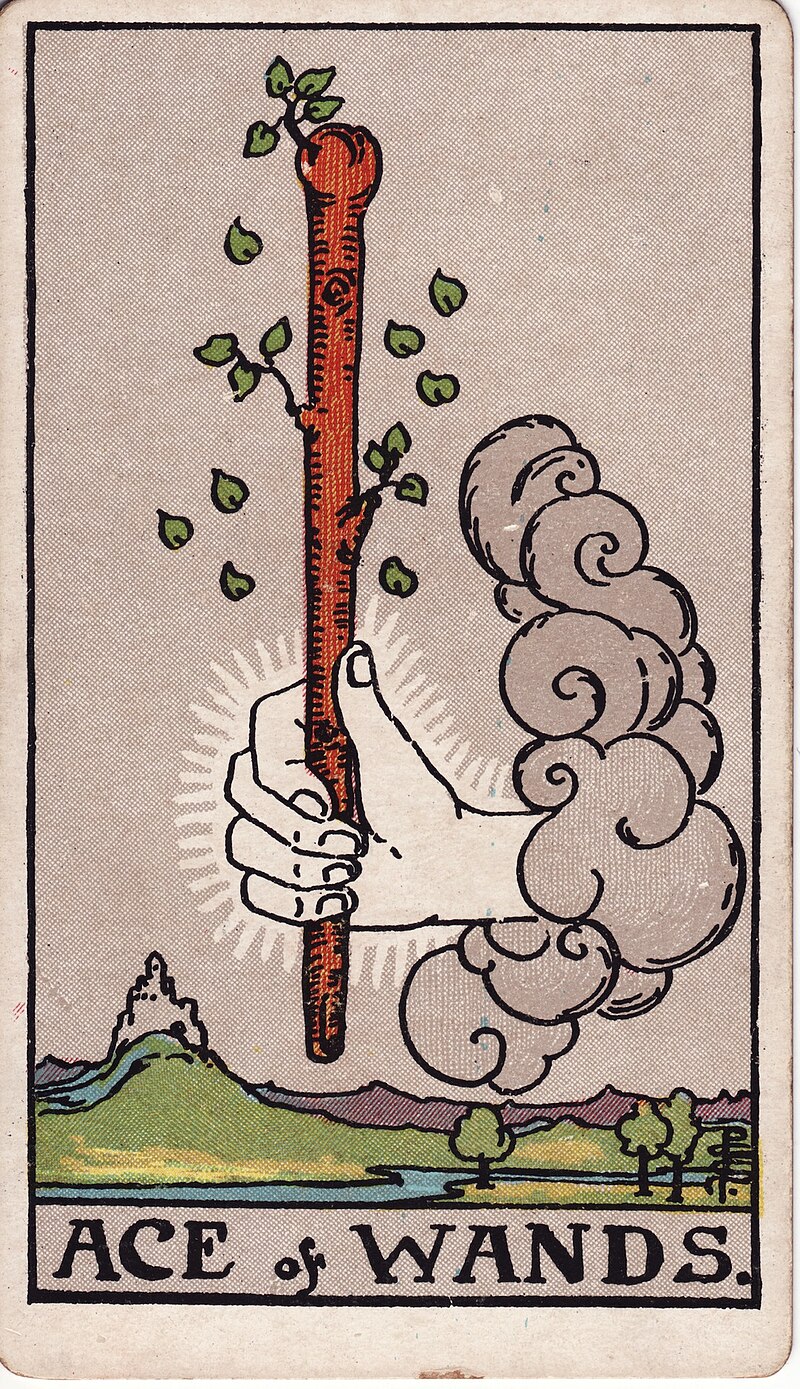 權杖一 ACE OF WANDS