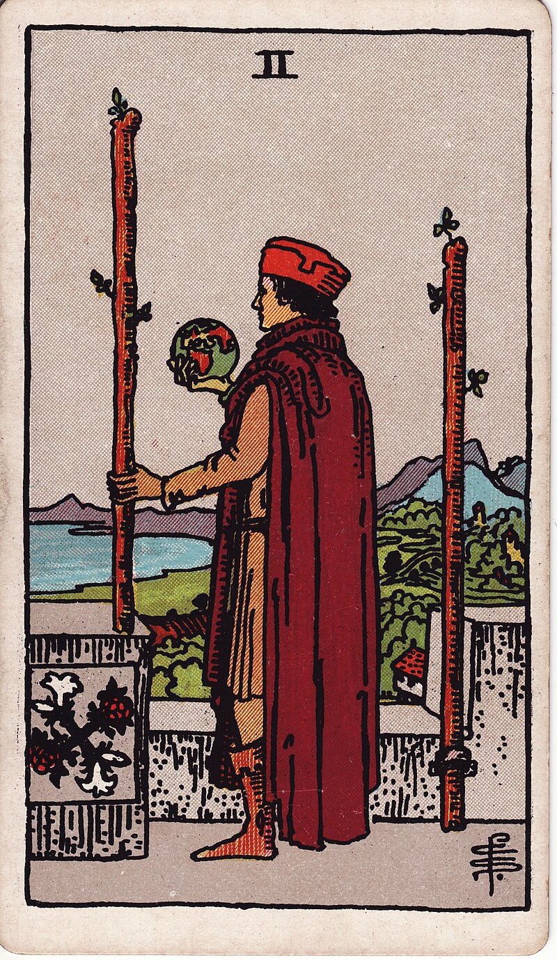 權杖二 TWO OF WANDS